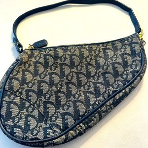 Christian Dior Vintage saddle handbag Pouch